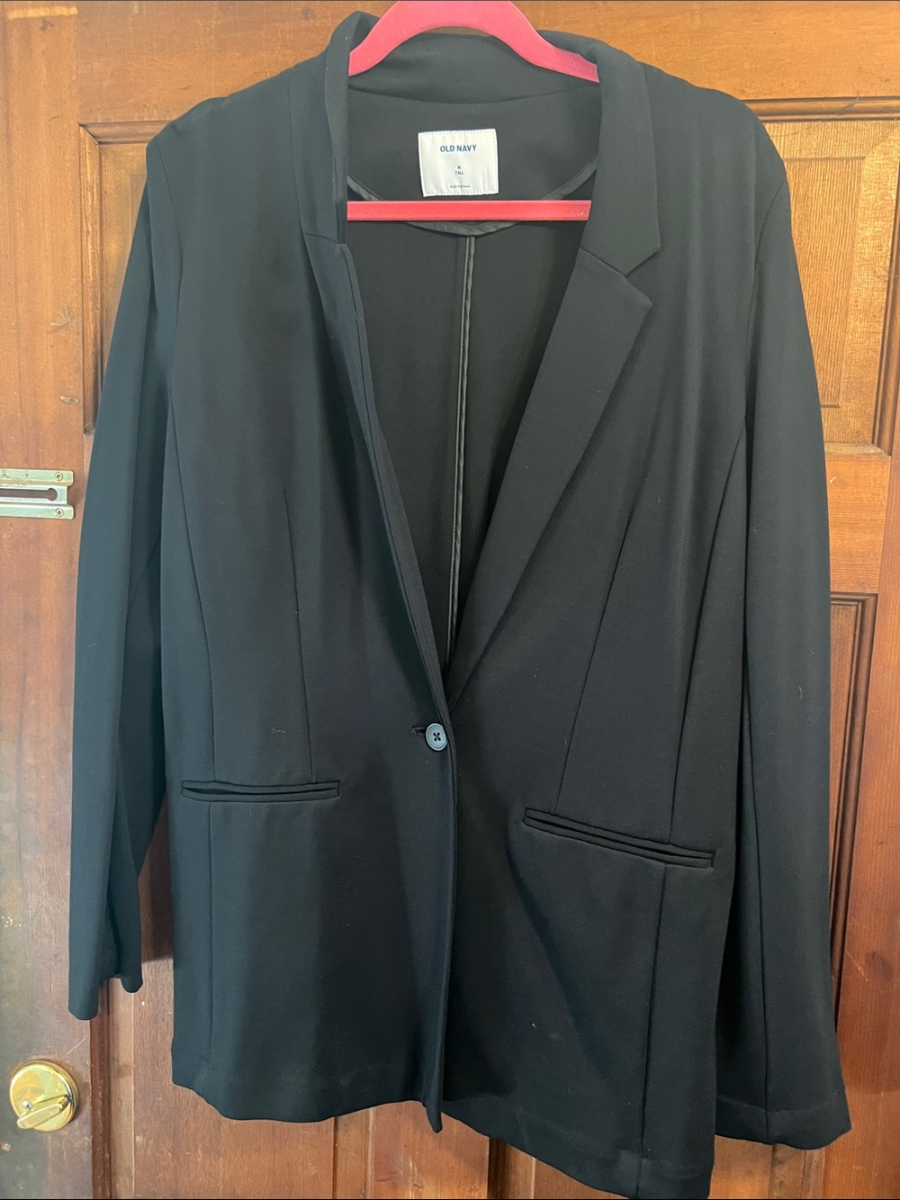 Old Navy Black Single-Button Blazer Jacket